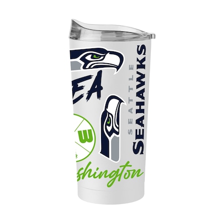 Logo Brands Seattle Seahawks 20oz Native Powder Coat Tumbler 628-S20PT-63